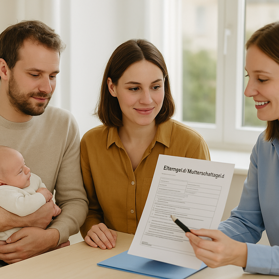 Eltern reichen Unterlagen ein